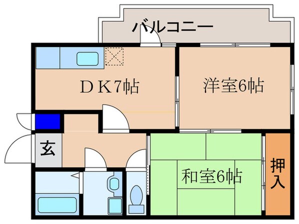 ＭＡＮＳＩＯＮ禅の物件間取画像